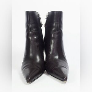 Versace Dark Brown Leather Booties